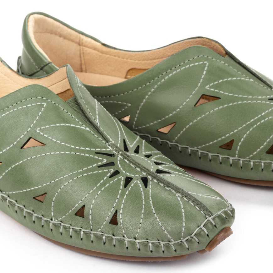 Women's Pikolinos JEREZ Moccasins Green | NZ T17850A